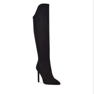 Nine West knee high suede boots size 12